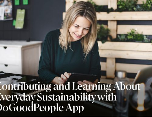 Contributing and Learning About Everyday Sustainability with the DoGoodPeople App